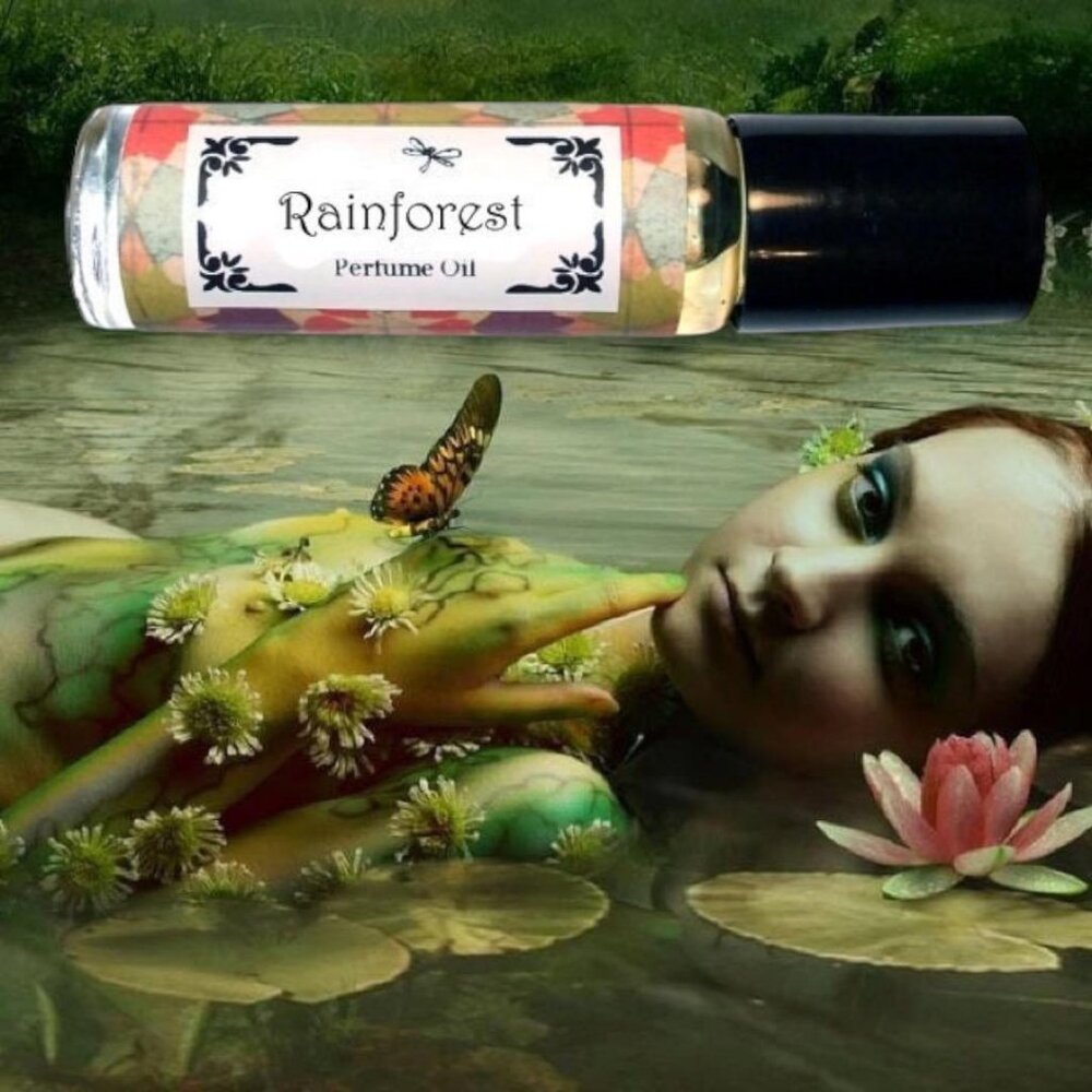 RAINFOREST - Roll on Premium Perfume Oil - Unique scent - Indie Spa Fragrance
